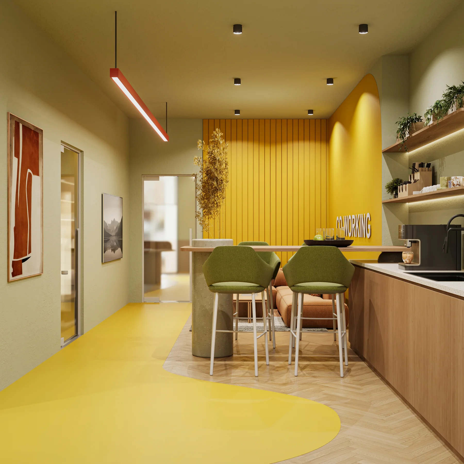 Coworking Space — ARCHADIA visualization