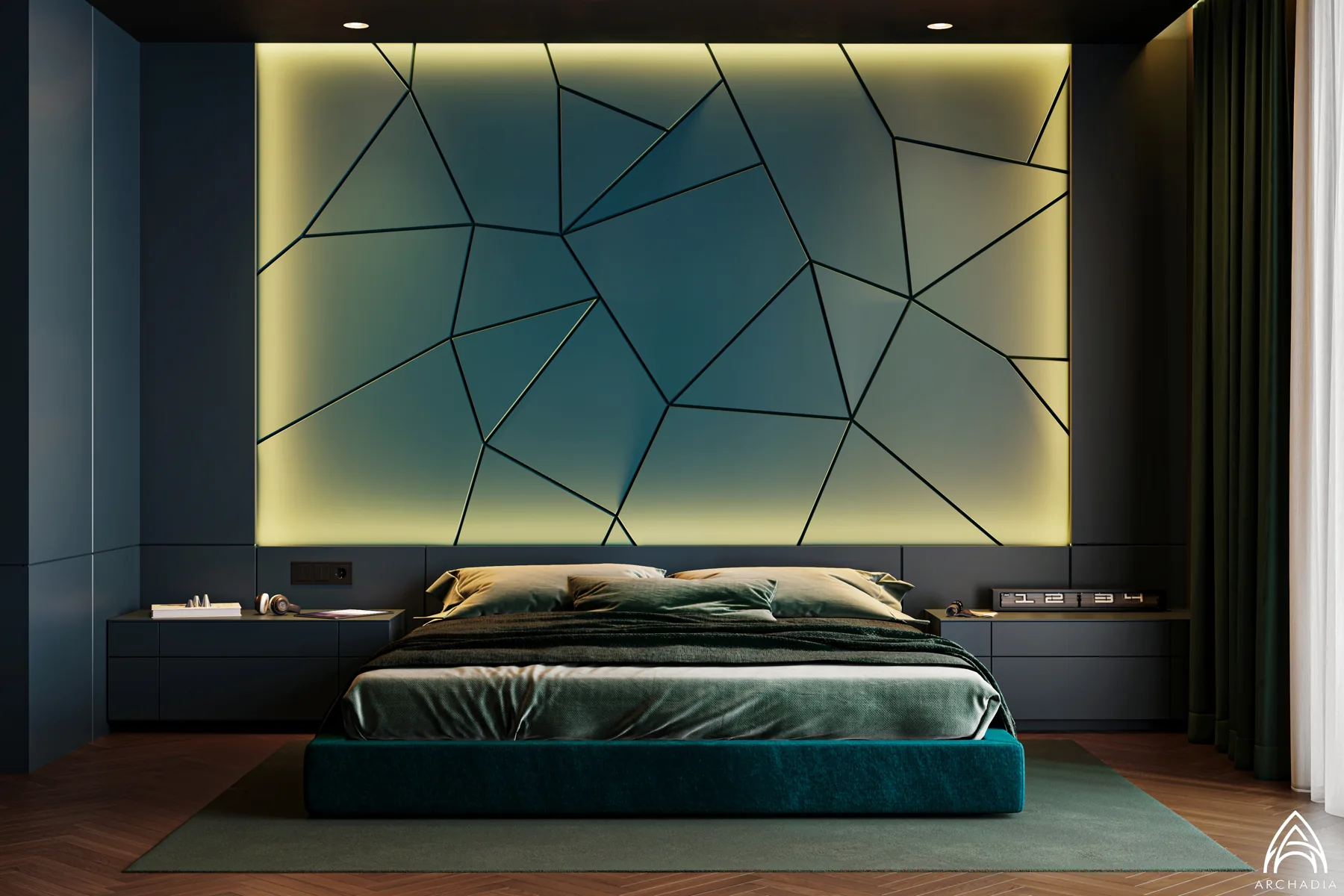 Private Residence — Boy’s Bedroom, bedroom design visualization 1