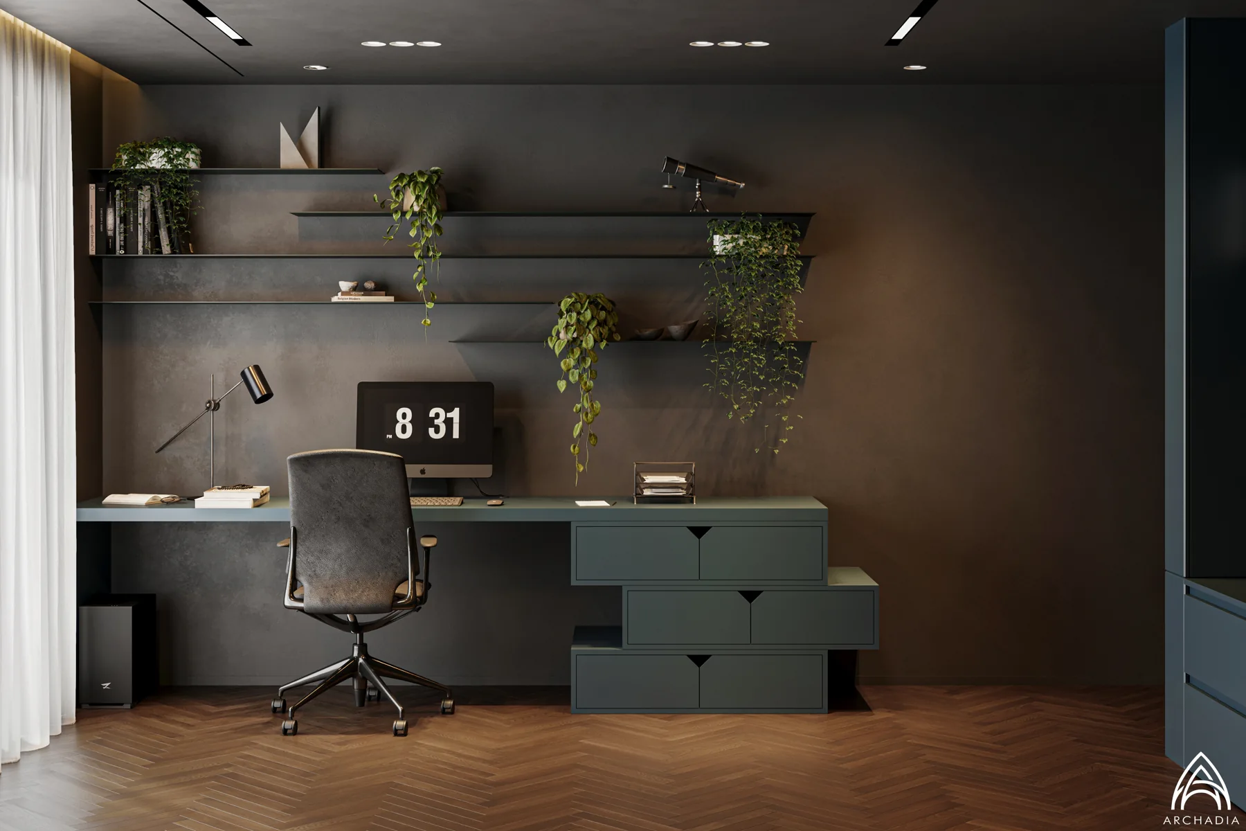 Private Residence — Boy’s Bedroom, bedroom design visualization 2