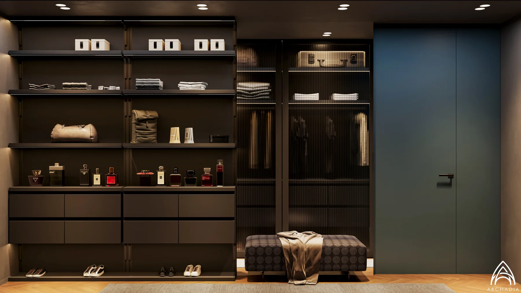 Private Residence — Boy’s Bedroom, dressing area design visualization 5