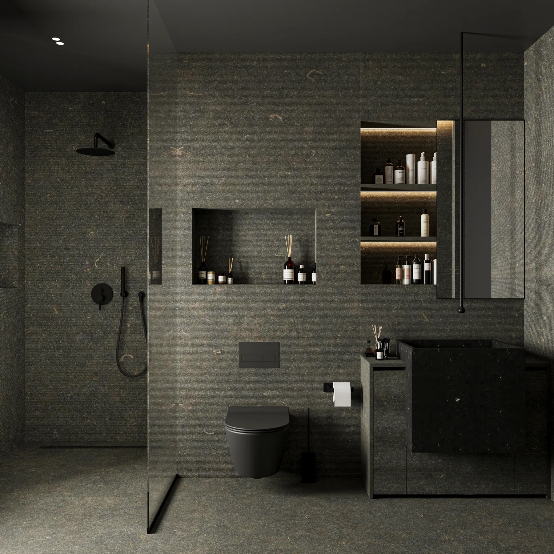 Private Residence — Boy’s Bedroom, bathroom design visualization 6