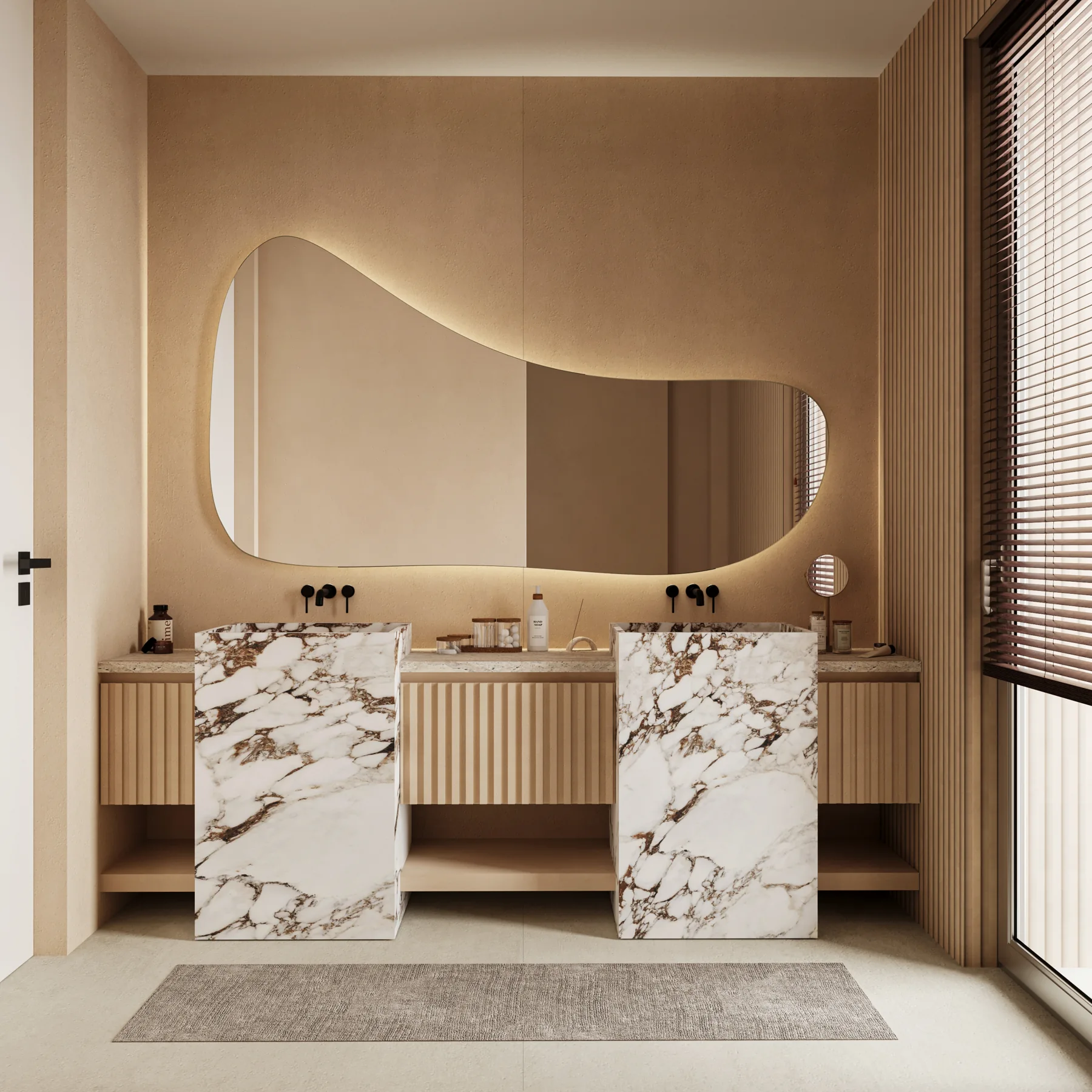 Private Residence — Girls’ Bedroom, bathroom design visualization 4