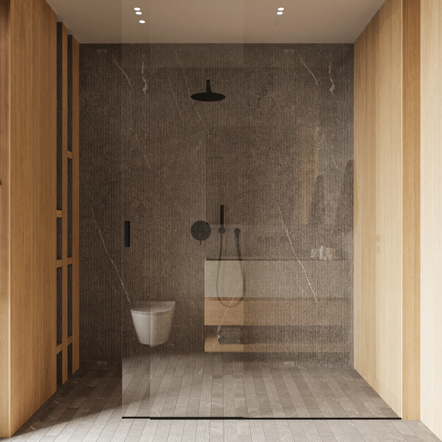 Private Residence — Guest Bedroom, bathroom design visualization 6