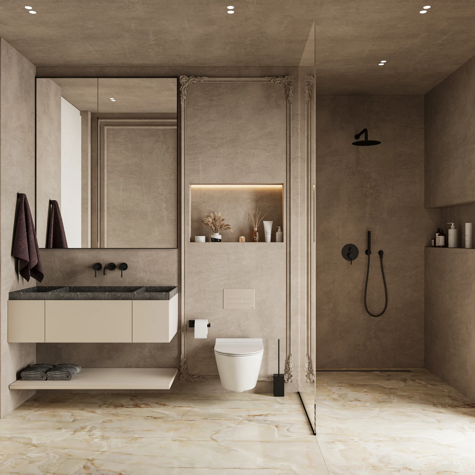Private Residence — Primary Bedroom, bathroom design visualization 6